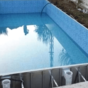 Çelik Su Dolu Havuz